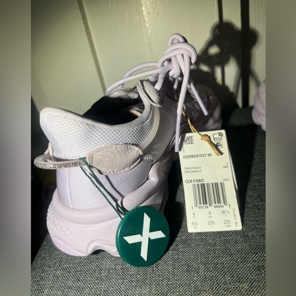 Ozweego Adidas Women's Purple Tint Sneakers - Picture 6 of 8